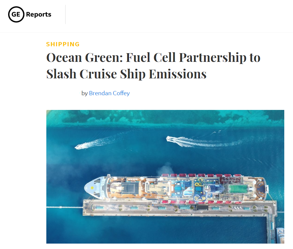 GE Reports, Zero-Emission Shipping