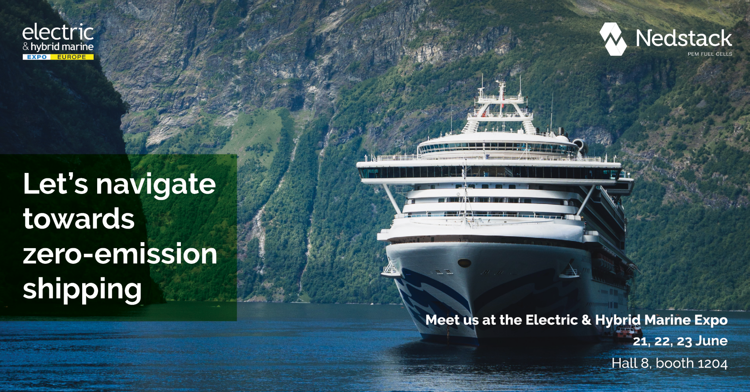 Nedstack at Electric & Hybrid Marine Expo